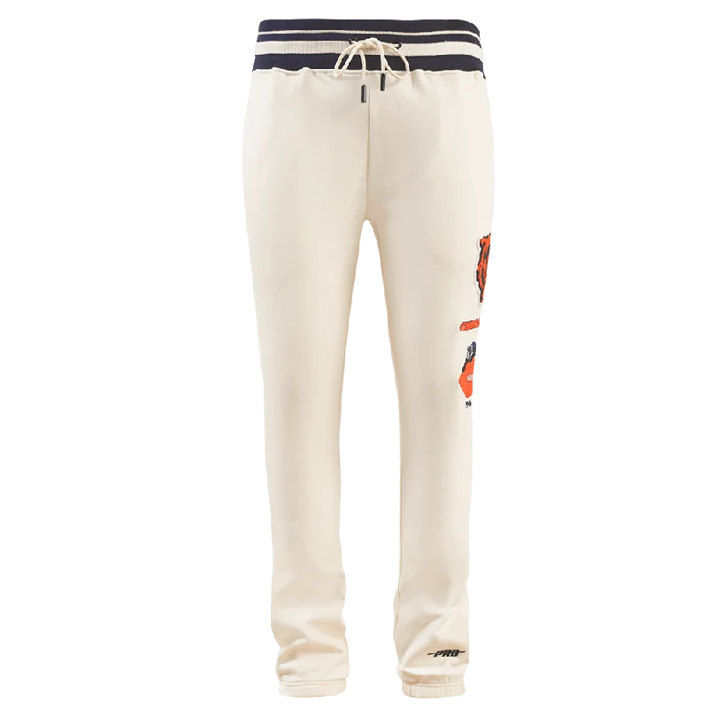 Weekend Flash Sale NFL CHICAGO BEARS RETRO CLASSIC MEN'S SWEATPANT (EGGSHELL/ MIDNIGHT NAVY) Weekend Flash Sale NFL CHICAGO BEARS RETRO CLASSIC MEN'S SWEATPANT (EGGSHELL/ MIDNIGHT NAVY)