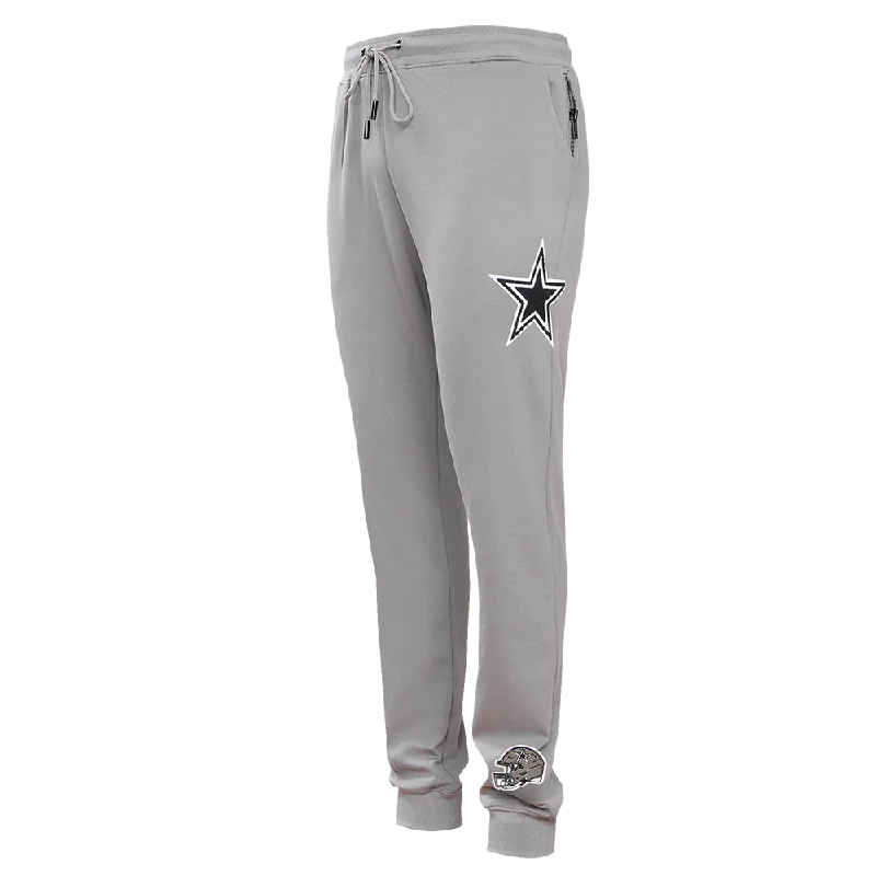 Limited Edition NFL DALLAS COWBOYS CLASSIC CHENILLE MEN'S JOGGER (GRAY)