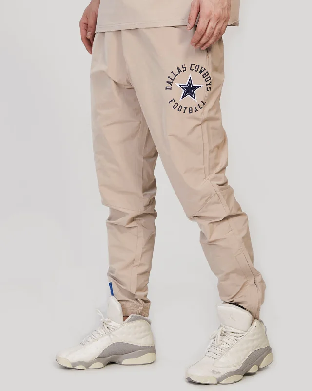 Final Clearance NFL DALLAS COWBOYS HYBRID MEN'S WOVEN PANT (KHAKI)