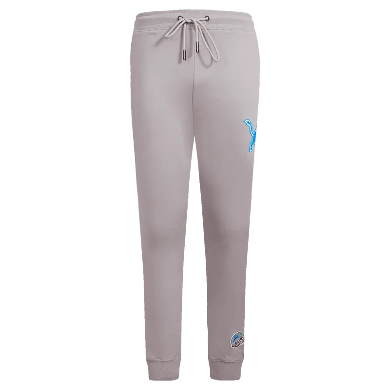 Final Markdown NFL DETROIT LIONS CLASSIC CHENILLE MEN'S JOGGER (GRAY)