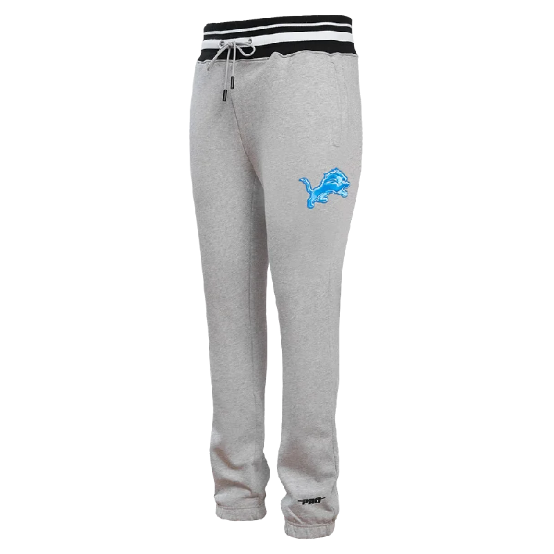 Discount Days NFL DETROIT LIONS SCRIPT TAIL MEN'S RIB FLC SWEATPANT (HEATHER GRAY/BLACK) Discount Days NFL DETROIT LIONS SCRIPT TAIL MEN'S RIB FLC SWEATPANT (HEATHER GRAY/BLACK)