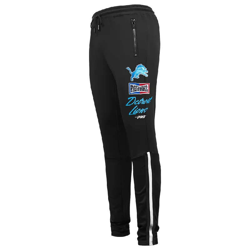 Exclusive Savings NFL DETROIT LIONS FAST LANE MEN'S DK TRACK PANT (BLACK)