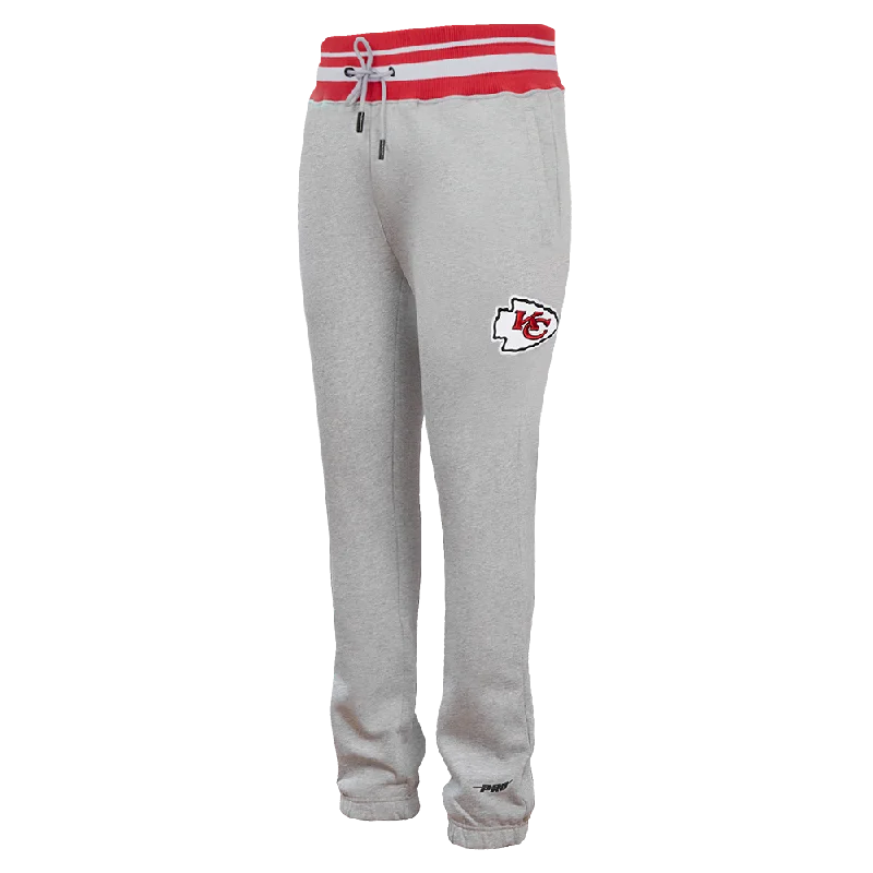 Exclusive Savings NFL KANSAS CITY CHIEFS SCRIPT TAIL MEN'S RIB FLC SWEATPANT (HEATHER GRAY/RED) Exclusive Savings NFL KANSAS CITY CHIEFS SCRIPT TAIL MEN'S RIB FLC SWEATPANT (HEATHER GRAY/RED)