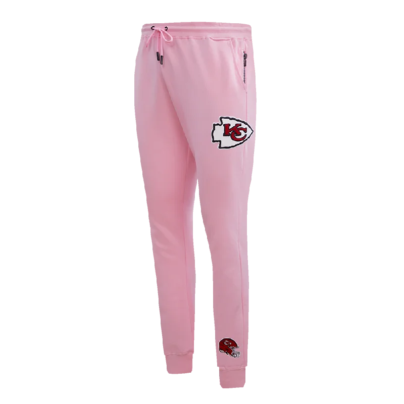 Price Cut NFL KANSAS CITY CHIEFS CLASSIC CHENILLE MEN'S JOGGER (PINK)