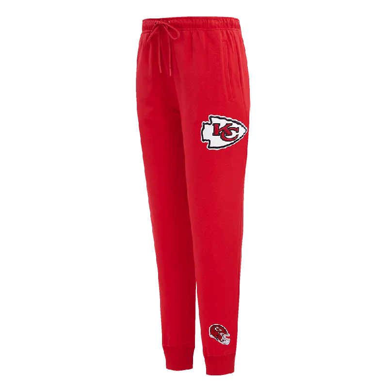Deal Zone NFL KANSAS CITY CHIEFS CLASSIC CHENILLE MEN'S JOGGER (RED)