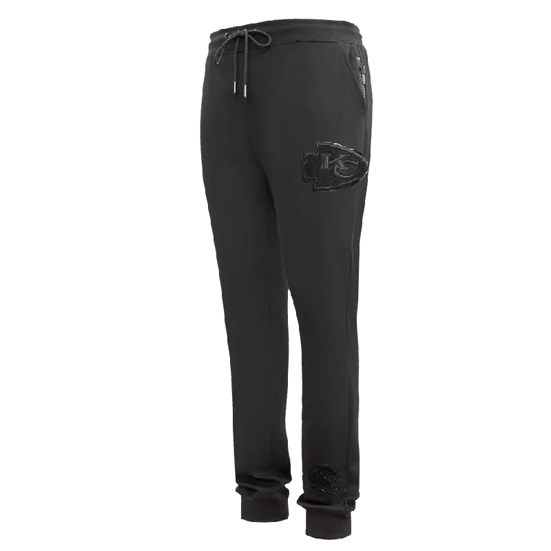 Special Savings NFL KANSAS CITY CHIEFS TRIPLE BLACK MEN'S JOGGER (TRIPLE BLACK)