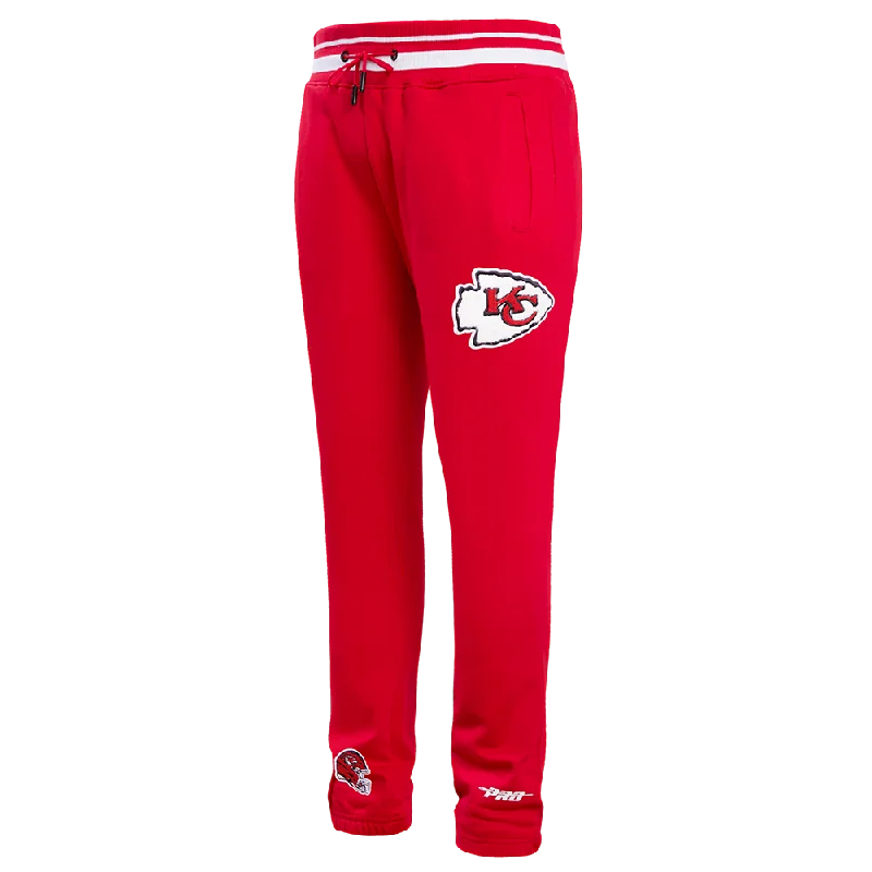 Can't Miss NFL KANSAS CITY CHIEFS MASHUP MEN'S RIB SWEATPANT (RED)