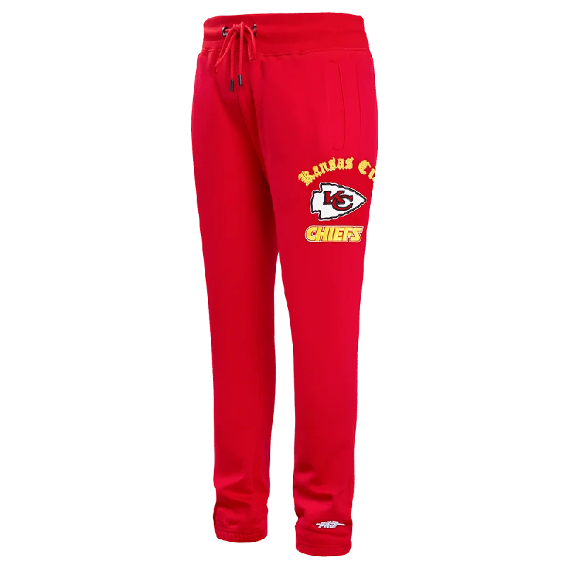 Bonus Savings NFL KANSAS CITY CHIEFS OLD ENGLISH MEN'S SWEATPANT (RED)