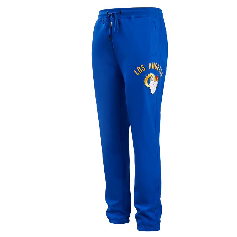 Bonus Savings NFL LOS ANGELES RAMS CLASSIC BRISTLE MEN'S SWEATPANT (ROYAL BLUE)