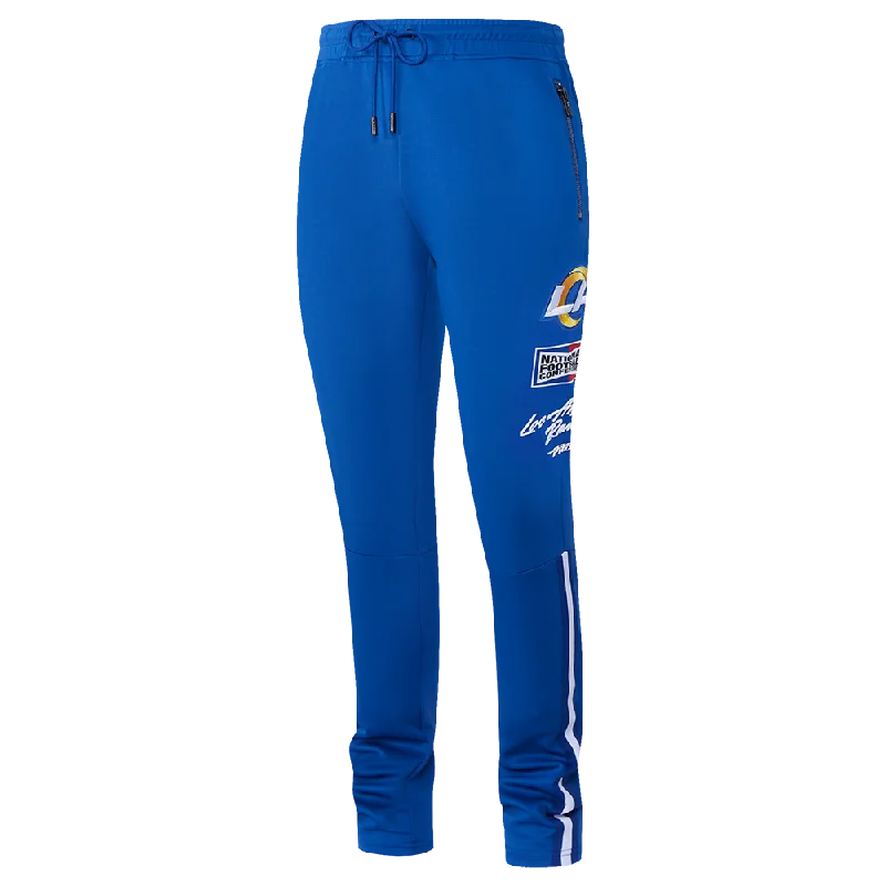 Extra Savings NFL LOS ANGELES RAMS FAST LANE DK TRACK PANT (ROYAL BLUE)