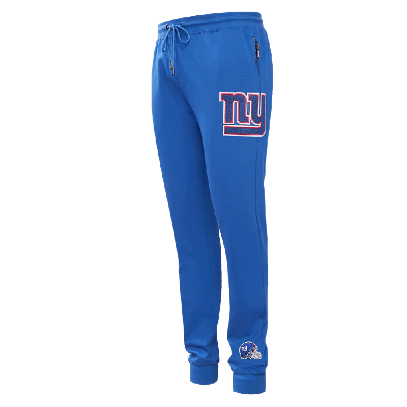 Amazing Deals NFL NEW YORK GIANTS CLASSIC CHENILLE MEN'S JOGGER (DOGERS BLUE)