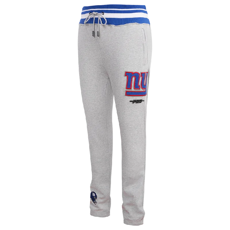 Super Sale NFL NEW YORK GIANTS MASHUP MEN'S RIB SWEATPANT (HEATHER GREY/DODGER BLUE) Super Sale NFL NEW YORK GIANTS MASHUP MEN'S RIB SWEATPANT (HEATHER GREY/DODGER BLUE)