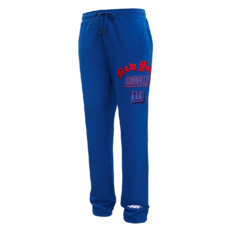 Buy More, Save More NFL NEW YORK GIANTS OLD ENGLISH LOGO MEN'S SWEATPANT (DOGERS BLUE) Buy More, Save More NFL NEW YORK GIANTS OLD ENGLISH LOGO MEN'S SWEATPANT (DOGERS BLUE)