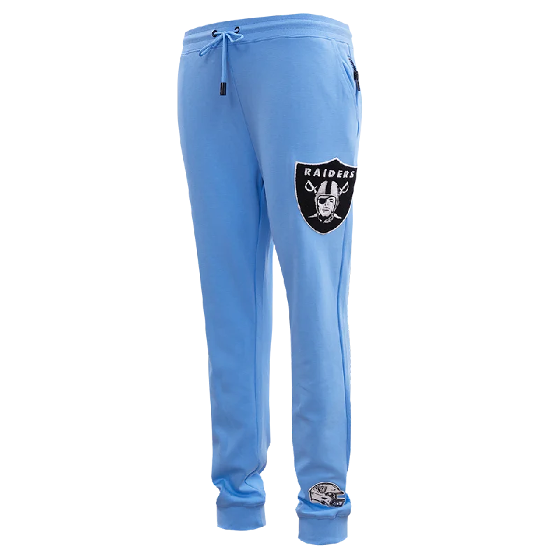 Buy Now NFL LAS VEGAS RAIDERS CLASSIC CHENILLE MEN'S JOGGER (UNIVERSITY BLUE)