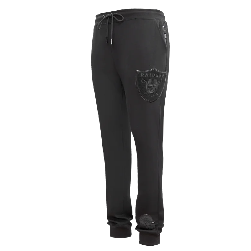 Mega Deal NFL LAS VEGAS RAIDERS TRIPLE BLACK MEN'S JOGGER (TRIPLE BLACK)