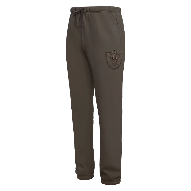 Final Clearance NFL LAS VEGAS RAIDERS NEUTRAL MEN'S SWEATPANT (DARK TAUPE)