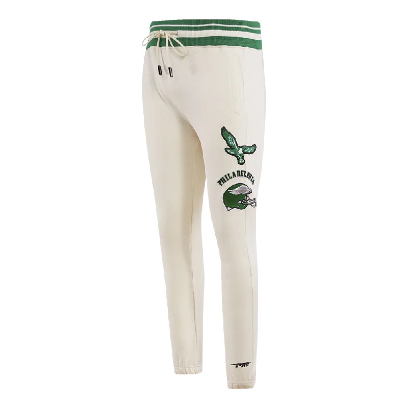 Weekend Special NFL PHILADELPHIA EAGLES RETRO CLASSIC MEN'S SWEATPANT (EGGSHELL/ KELLY GREEN) Weekend Special NFL PHILADELPHIA EAGLES RETRO CLASSIC MEN'S SWEATPANT (EGGSHELL/ KELLY GREEN)
