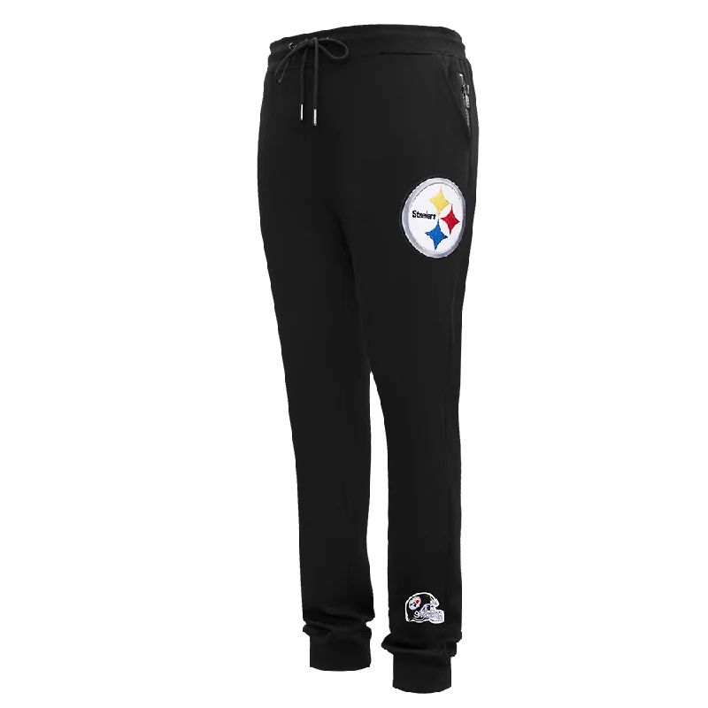 Grand Opening Sale NFL PITTSBURGH STEELERS CLASSIC CHENILLE MEN'S JOGGER (BLACK)