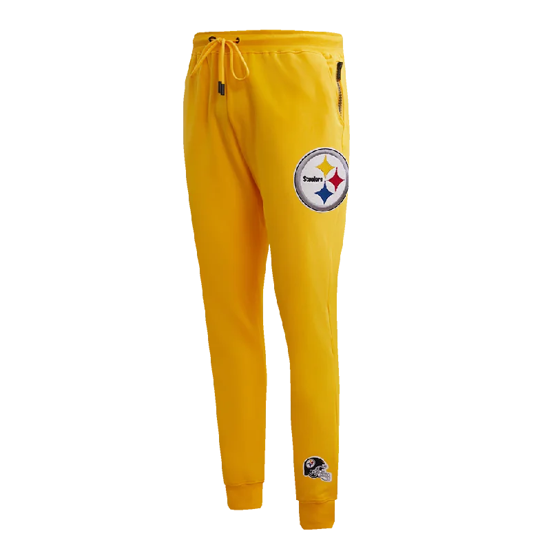 Major Savings NFL PITTSBURGH STEELERS CLASSIC CHENILLE MEN'S JOGGER (YELLOW)