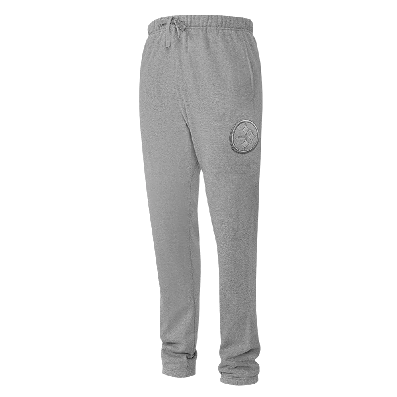 Savings Event NFL PITTSBURGH STEELERS NEUTRAL MEN'S SWEATPANT (DARK HEATHER GRAY)