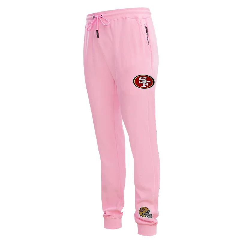 Act Now NFL SAN FRANCISCO 49ERS CLASSIC CHENILLE MEN'S JOGGER (PINK)