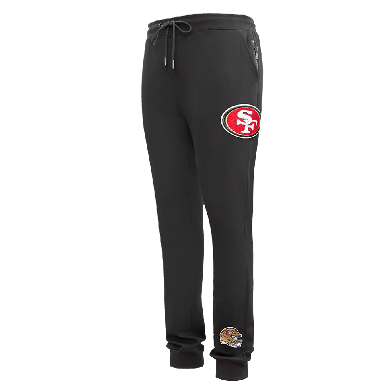 Get It Before It’s Gone NFL SAN FRANCISCO 49ERS CLASSIC CHENILLE DK JOGGER (BLACK) Get It Before It’s Gone NFL SAN FRANCISCO 49ERS CLASSIC CHENILLE DK JOGGER (BLACK)