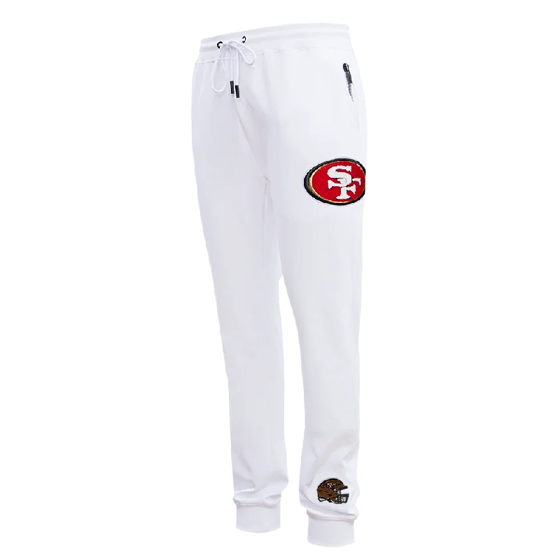 Season Finale Sale NFL SAN FRANCISCO 49ERS CLASSIC CHENILLE DK JOGGER (WHITE)