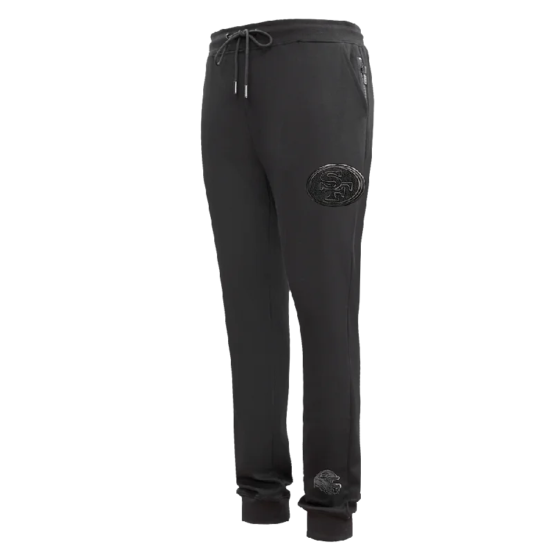 While Supplies Last NFL SAN FRANCISCO 49ERS TRIPLE BLACK DK JOGGER (TRIPLE BLACK)