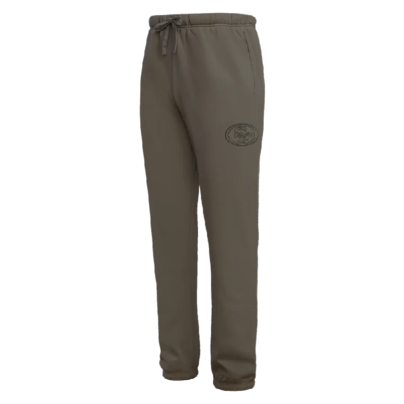 Year-End Sale NFL SAN FRANCISCO 49ERS NEUTRAL MEN'S SWEATPANT (DARK TAUPE)