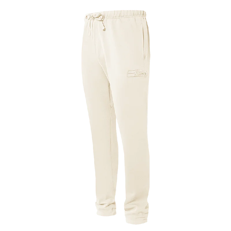 Deal Dash NFL SEATTLE SEAHAWKS NEUTRAL MEN'S SWEATPANT (EGGSHELL)