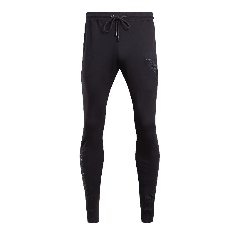 Deep Discounts NFL TENNESSEE TITANS TRIPLE BLACK LOGO MEN'S JOGGER (TRIPLE BLACK)
