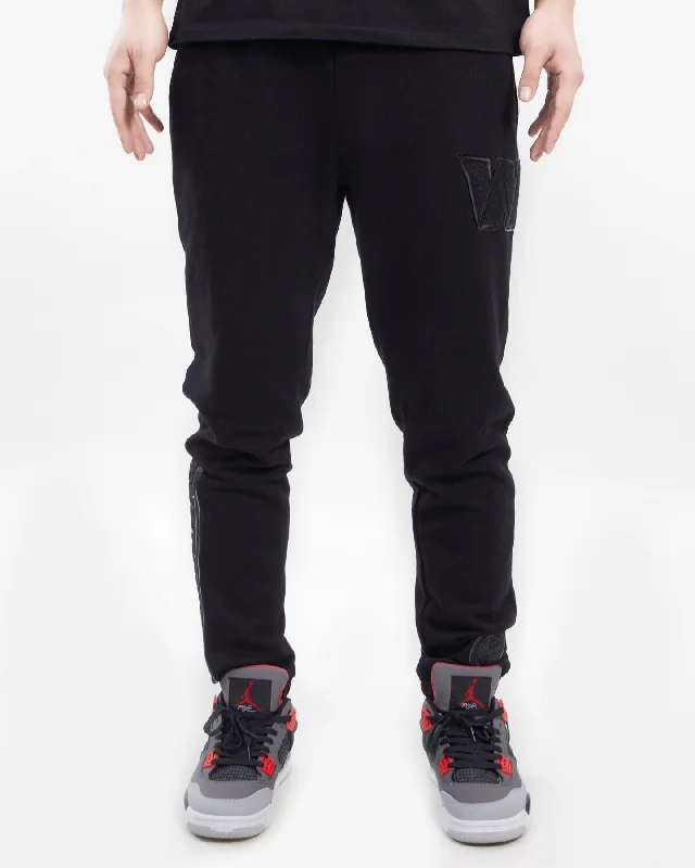 Deal Dash NFL WASHINGTON COMMANDERS TRIPLE BLACK MEN'S JOGGER (TRIPLE BLACK)