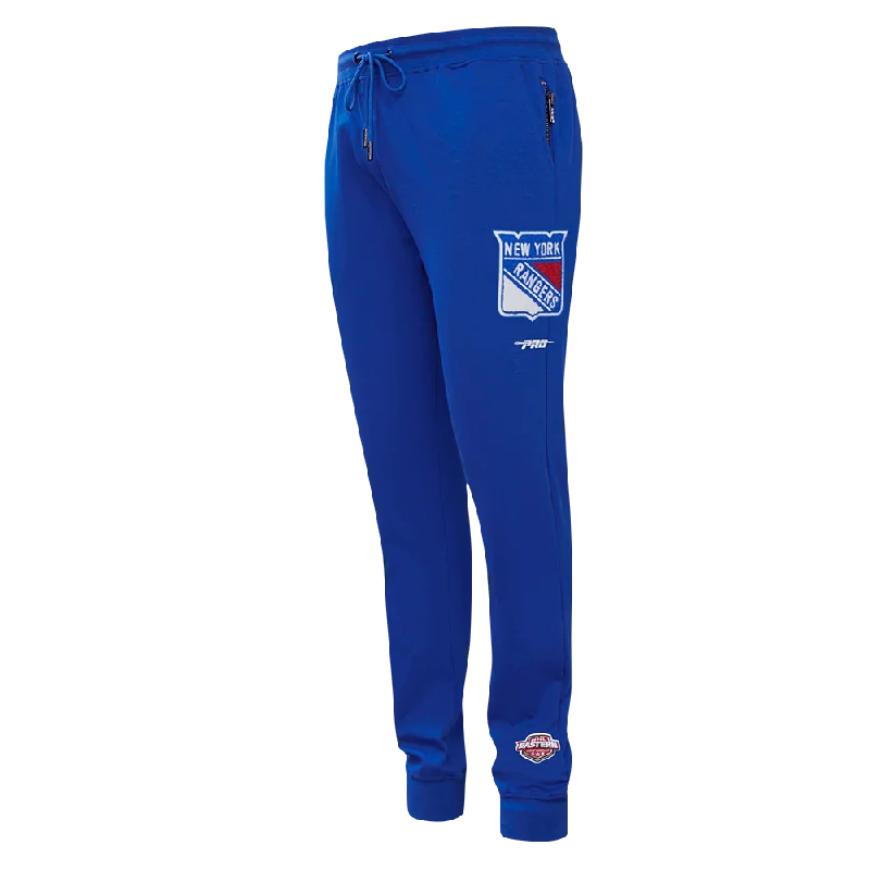 Special Offer NHL NEW YORK RANGERS CLASSIC CHENILLE MEN'S JOGGER (ROYAL BLUE)