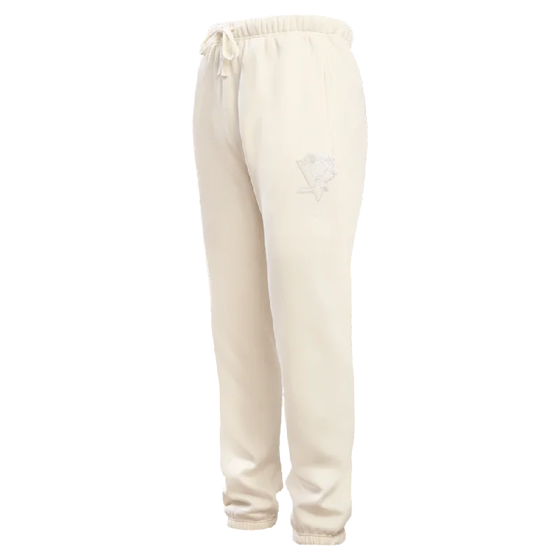 Today Only NHL PITTSBURGH PENGUINS NEUTRAL FLC SWEATPANT (EGGSHELL)